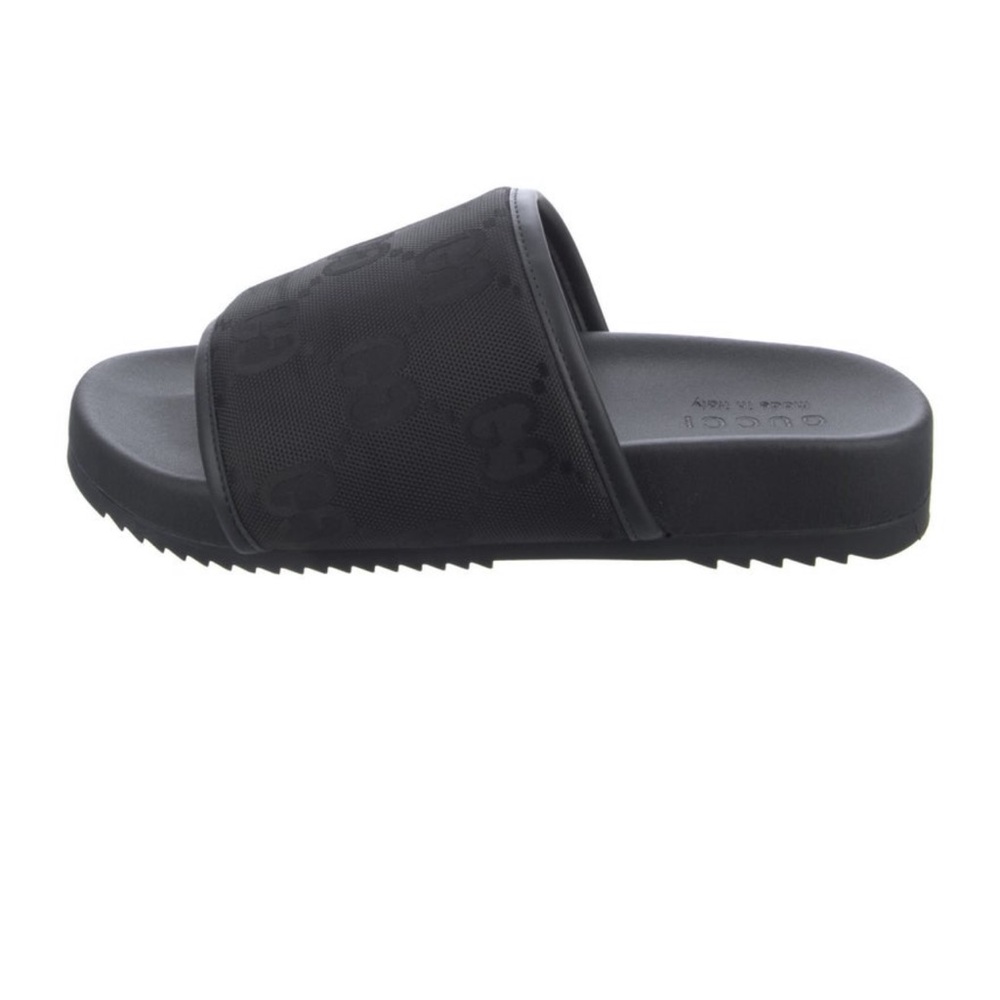 Gucci Women's Black Slide Sandals